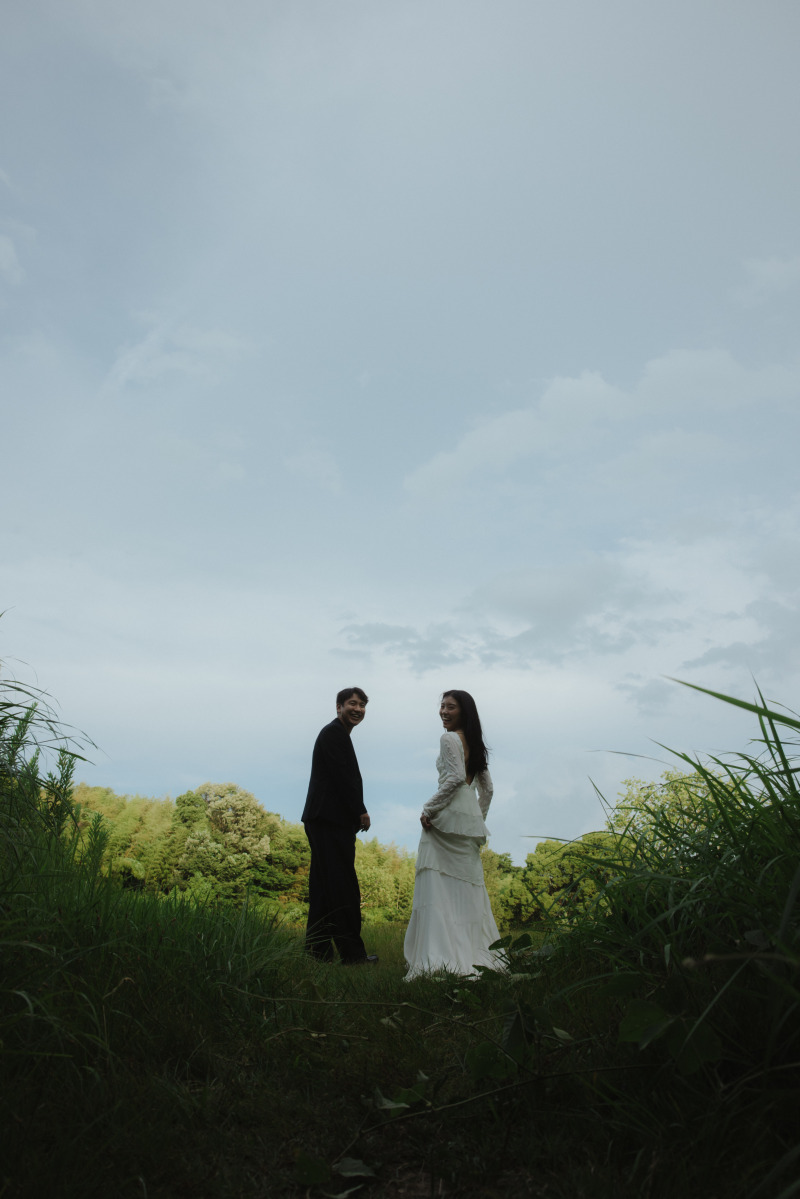 青空に向かって