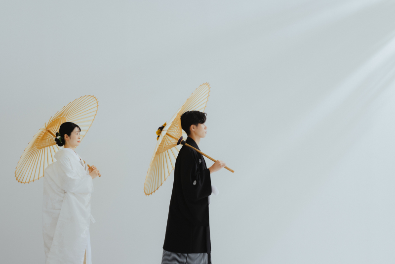 和装から撮影スタート