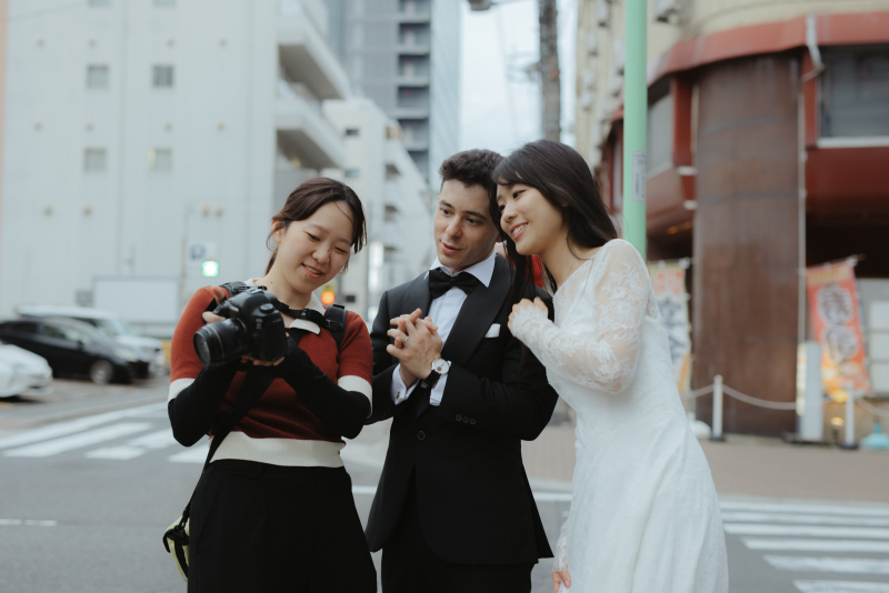 撮影中にお写真の確認もできます