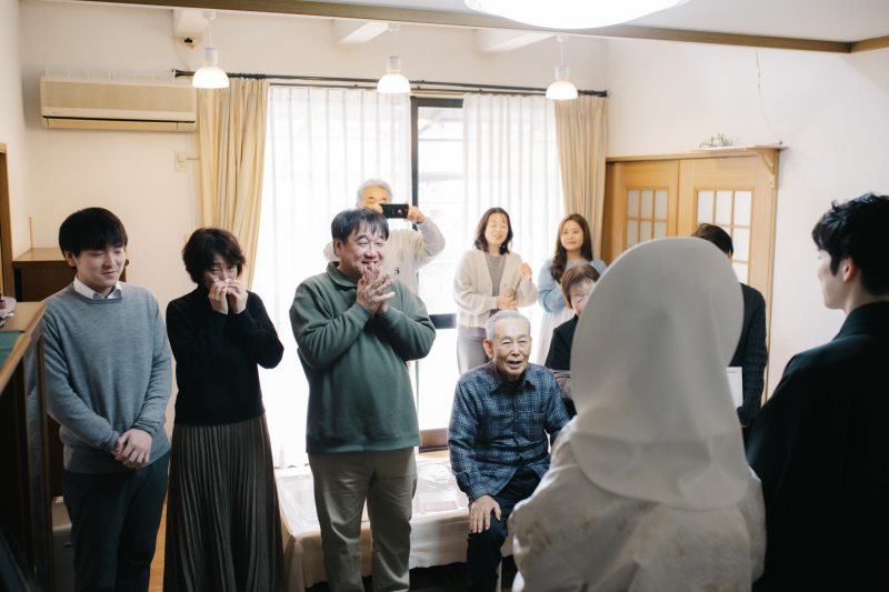 【お披露目型フォトウェディング】和装1着【ご実家で家族に晴れ姿の披露】