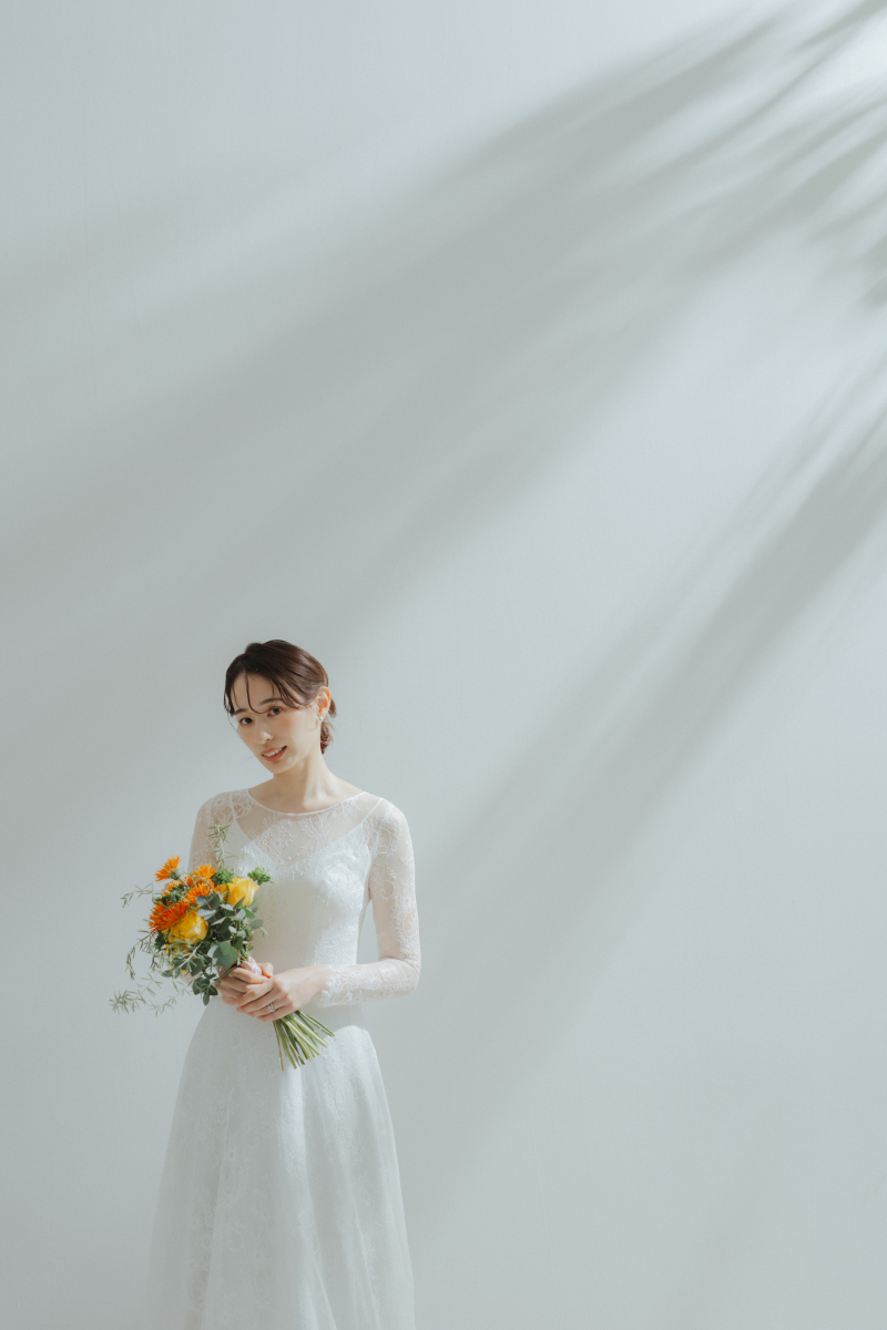 【1/31限定／ムービー付き】フラワーコーディネートスタジオプラン（ドレス1着・衣装・美容・着付け・データ込み）