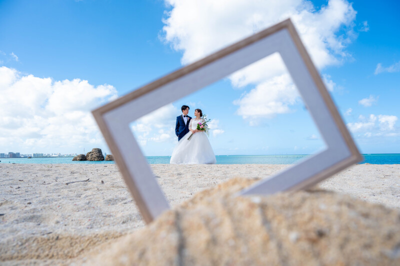 青い海と空に誓う