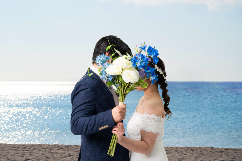 ブーケ越しの、ふたりだけの合図