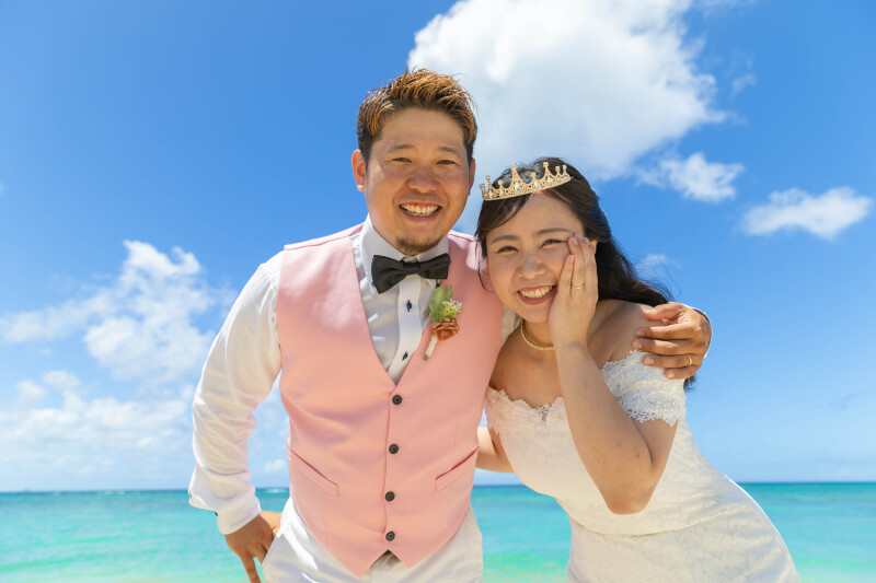 ふたりの満開スマイル