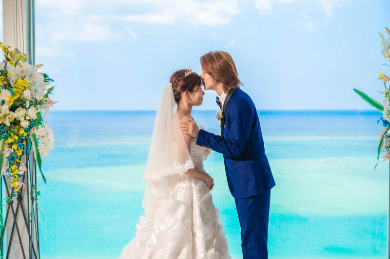 誓いのキスをやさしく