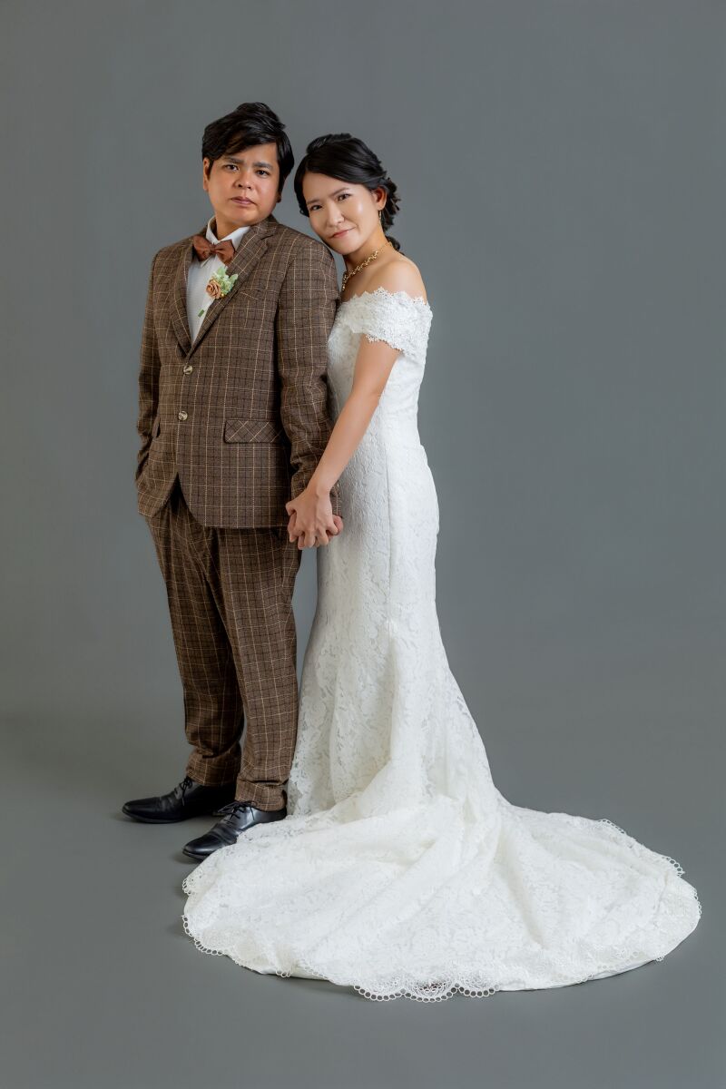 正統派の並びショットで凛とした雰囲気に