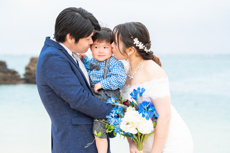 沖縄の海で残す、家族のはじまり