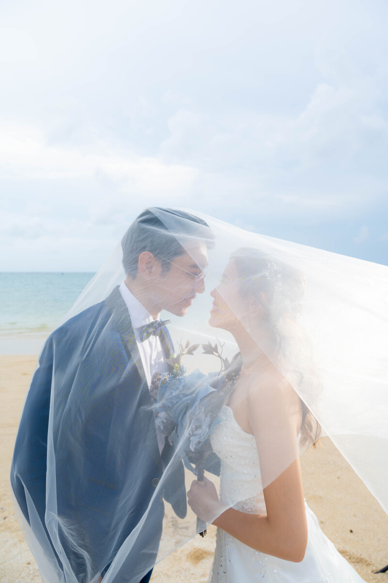 ベール越しの誓い