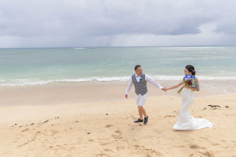 波打ち際デート