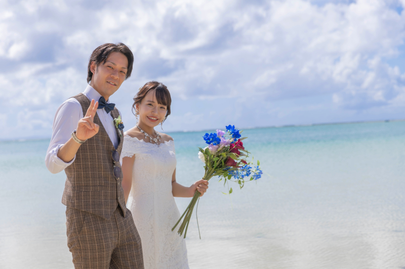 とびきりの笑顔でピース