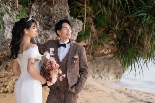 空と海、そして夕陽に祝福されて