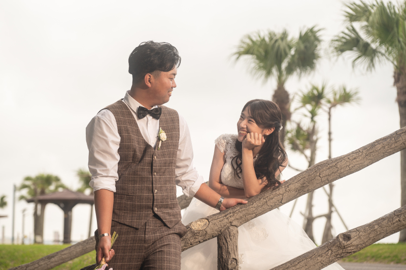 木陰で交わす、やさしい視線