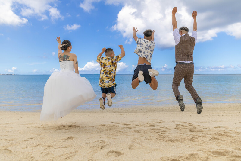 家族で楽しむジャンプショット