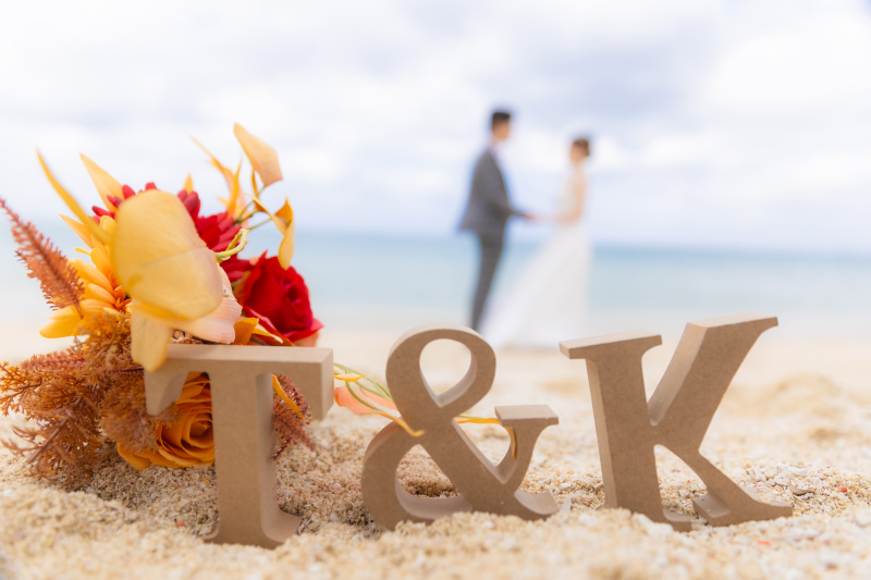 想いを込めたイニシャルフォト