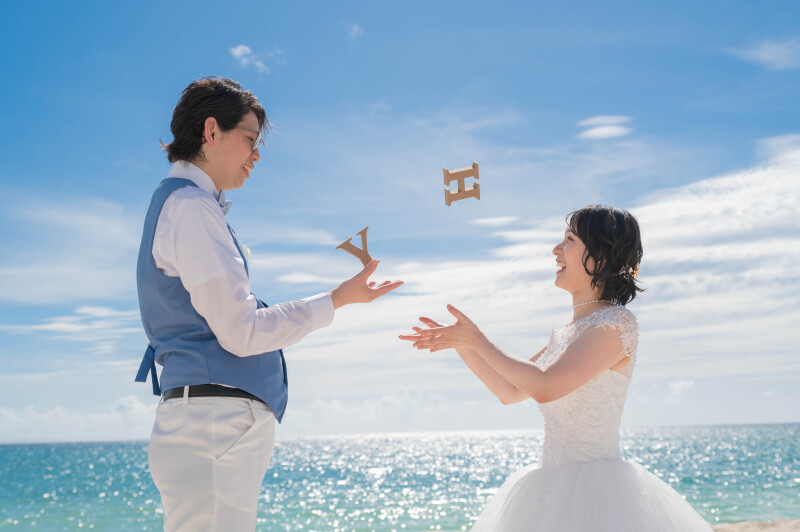 遊び心も大切にした、沖縄フォト