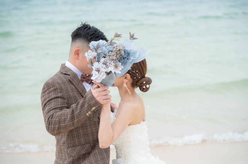 ブーケ越しの、ささやかな距離