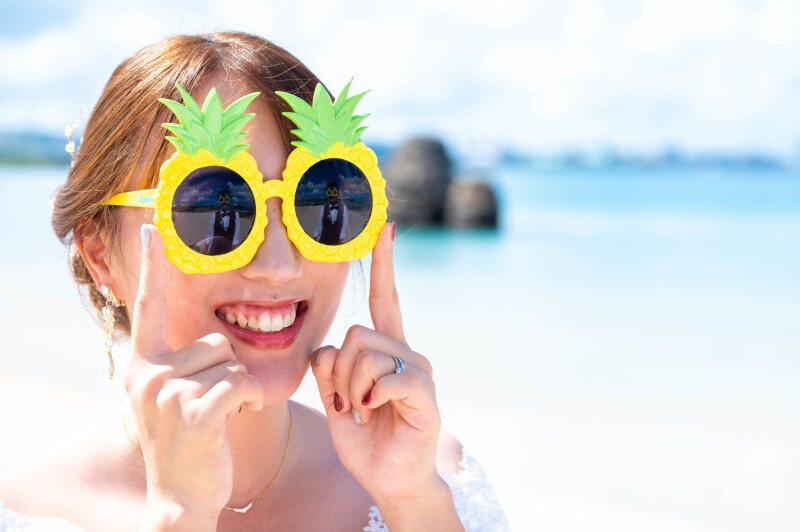 南国気分のチャーミングショット