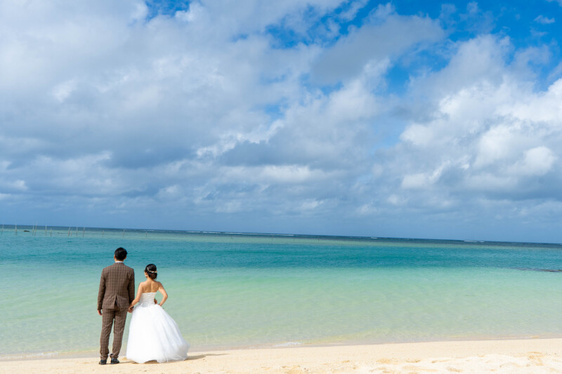 空と海を独り占め