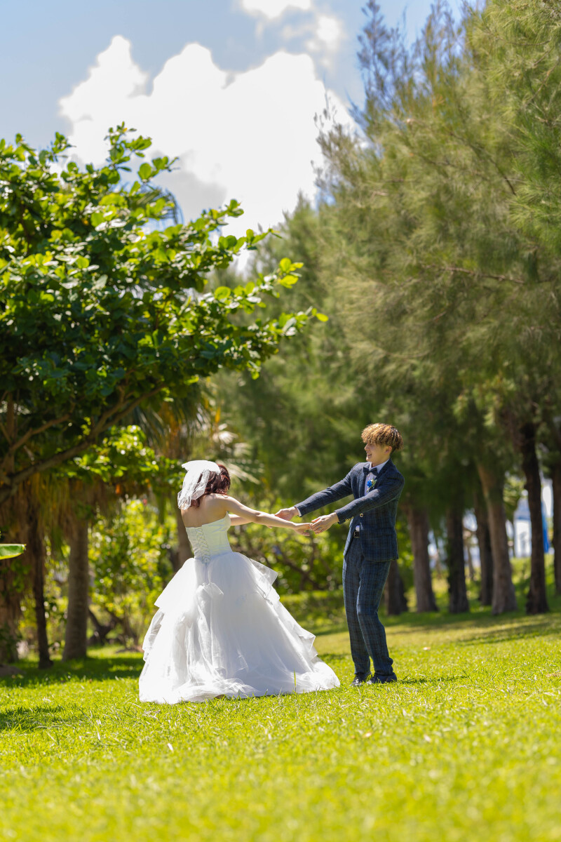 くるくる回る楽しげな瞬間