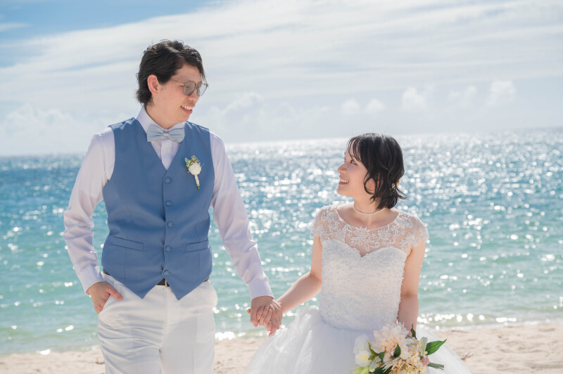 笑顔が弾む、ふたりの距離