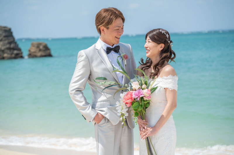 笑顔がこぼれる、ふたりの距離