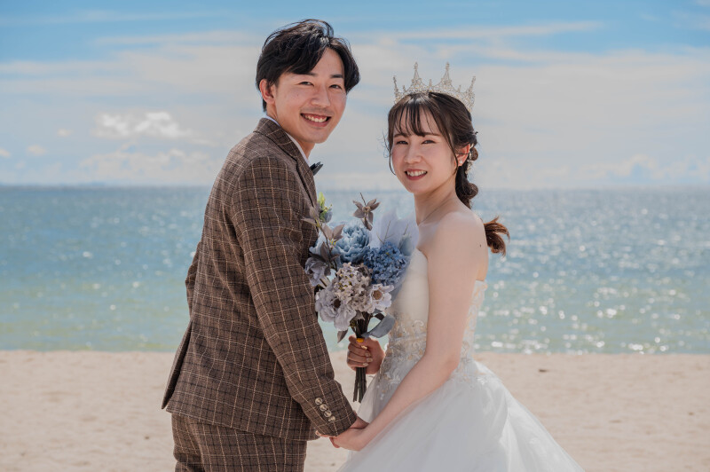 振り返った瞬間の、いつもの笑顔