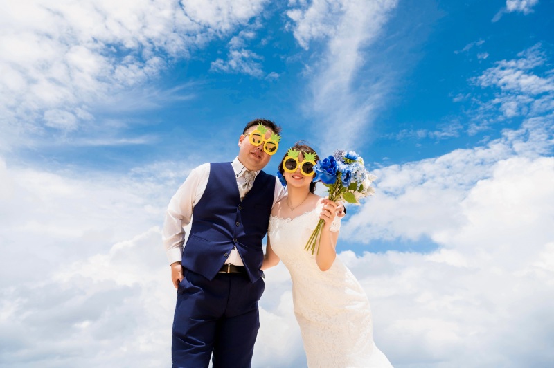 下からアングルで