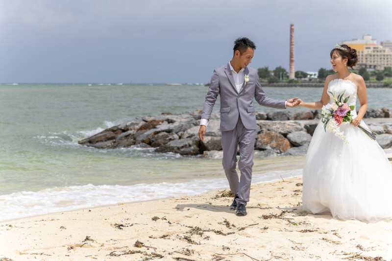 波音と一緒にお散歩