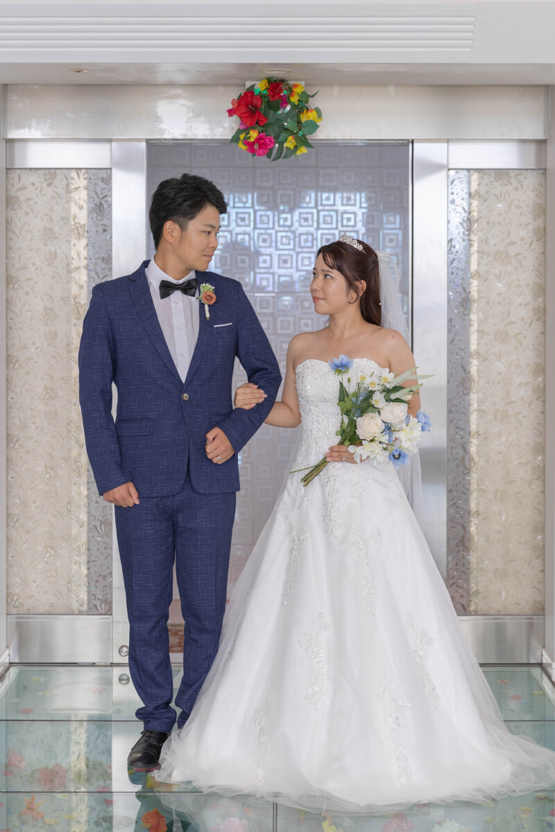 チャペルでのフォーマルショット