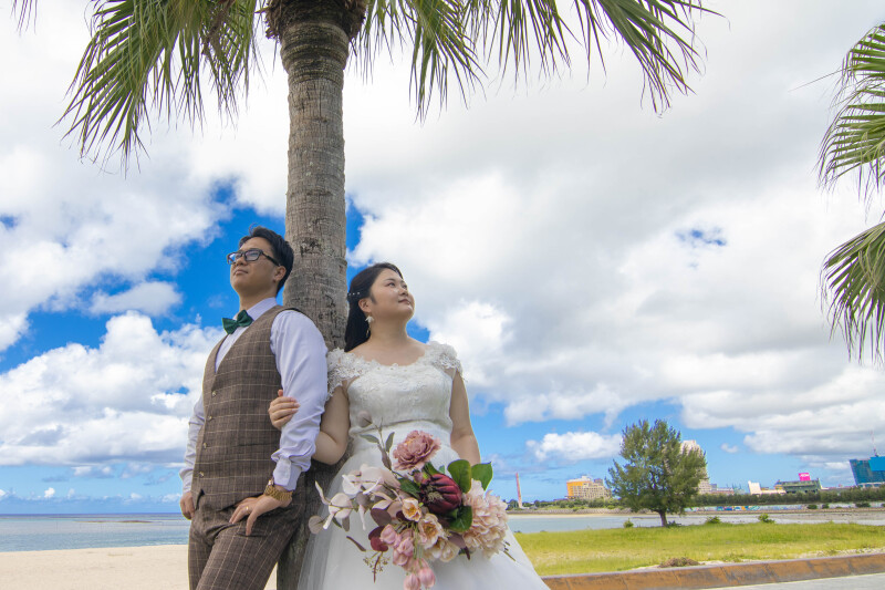 ヤシの木の下で描く未来図