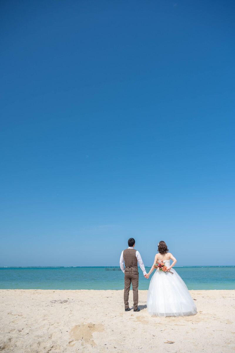 海と空に包まれて