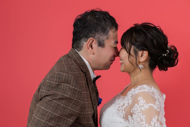 鼻先が触れる、しあわせの距離