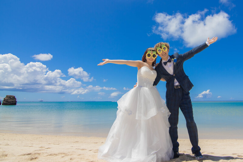 サングラスで遊ぶポップショット