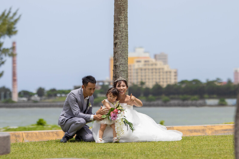 大切な家族と残す沖縄の一日