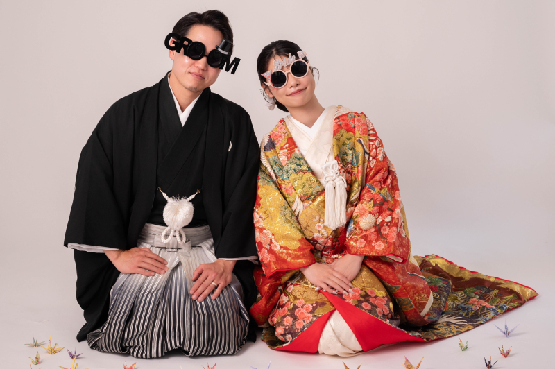 遊び心も和装フォトの楽しみ