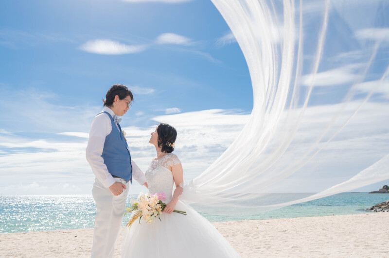 ベールが描く、沖縄らしいワンシーン