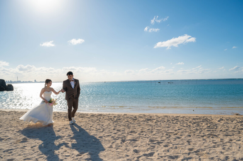 波音に包まれて、見つめ合う瞬間
