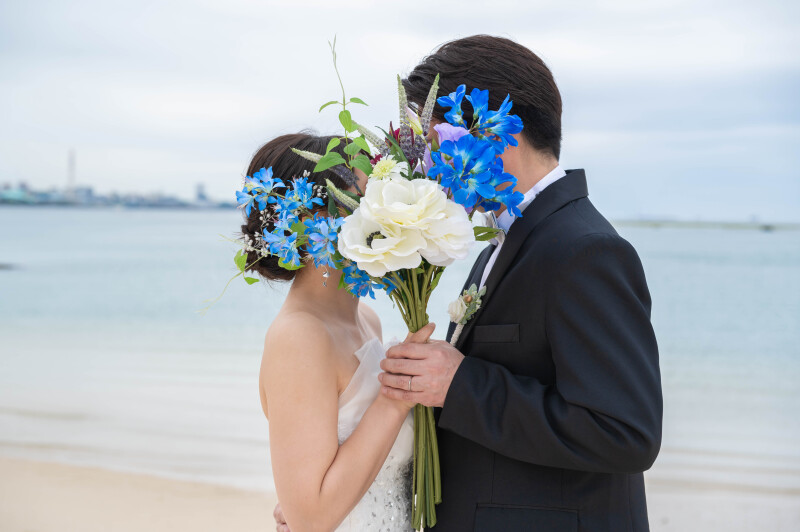 自然体で楽しむビーチフォトウェディング