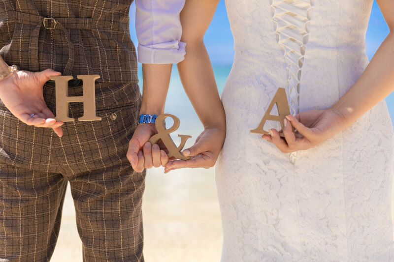 イニシャルでつくるふたりの物語