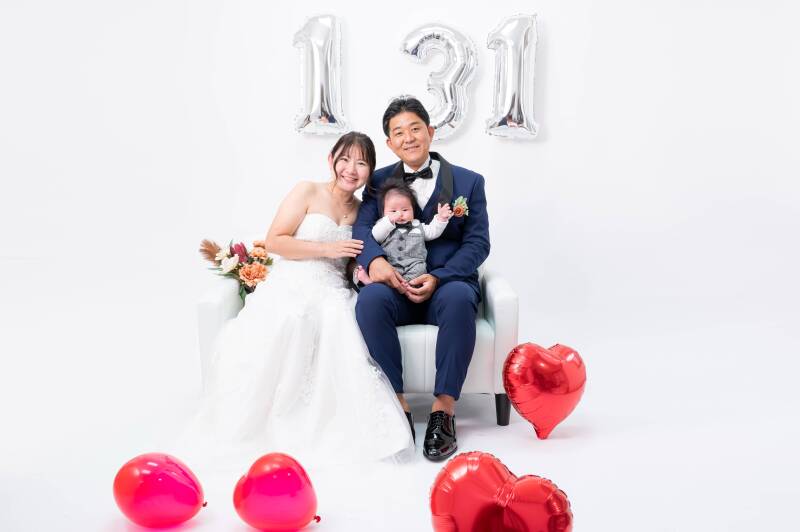 沖縄ウェディングフォト 北谷店_スタジオで撮影できる