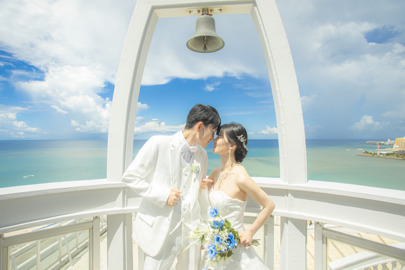 沖縄ウェディングフォト 北谷店_チャペルで撮影できる