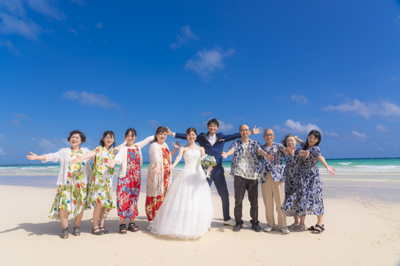 ご家族さま、ご両家勢揃い!みんなで一緒に撮影できる