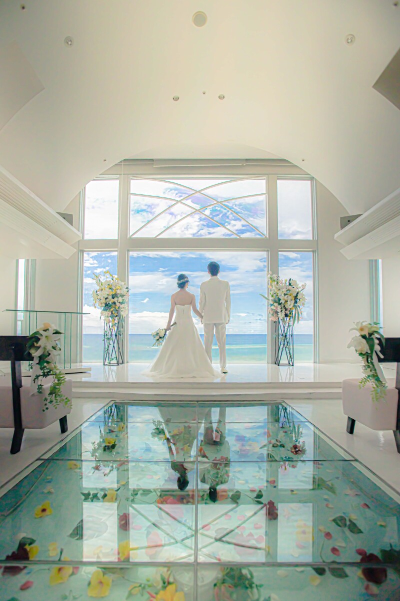 沖縄ウェディングフォト 北谷店_チャペルで撮影できる