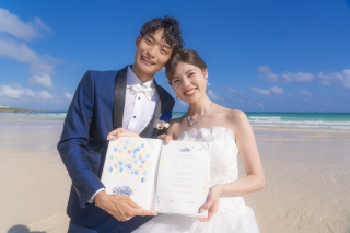 沖縄ウェディングフォト　北谷店_ドローン撮影！