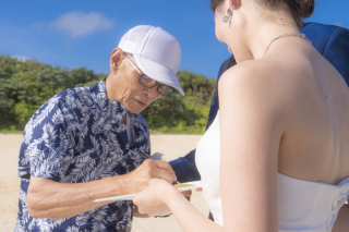 沖縄ウェディングフォト　北谷店_ドローン撮影！