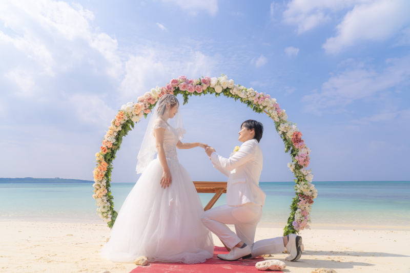 沖縄ウェディングフォト　北谷店_挙式ができる