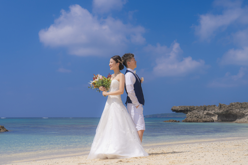 沖縄ウェディングフォト　北谷店_格安プランがある(3万円以下)