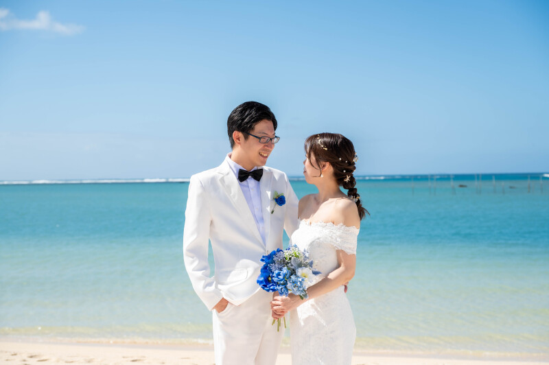 6【2ロケーション動画付きプラン】【ビーチフォト+ドローン撮影+動画撮影、150カット納品基本セット込みドレス&プロヘアメイク付