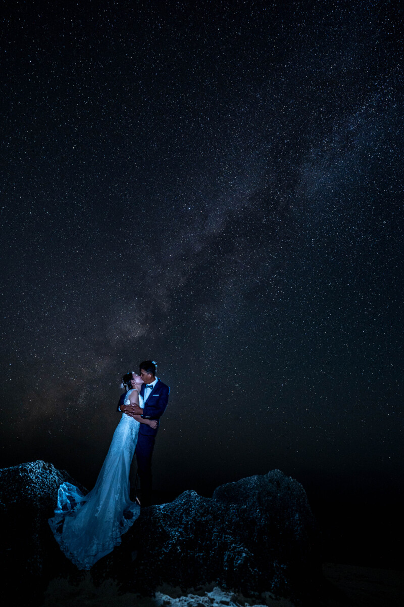 20【星空撮影】星空10カットプラン&基本セット込みドレス【土日祝などの曜日の追加料金不要でいつでも同じ料金】撮影日お問い合わせ