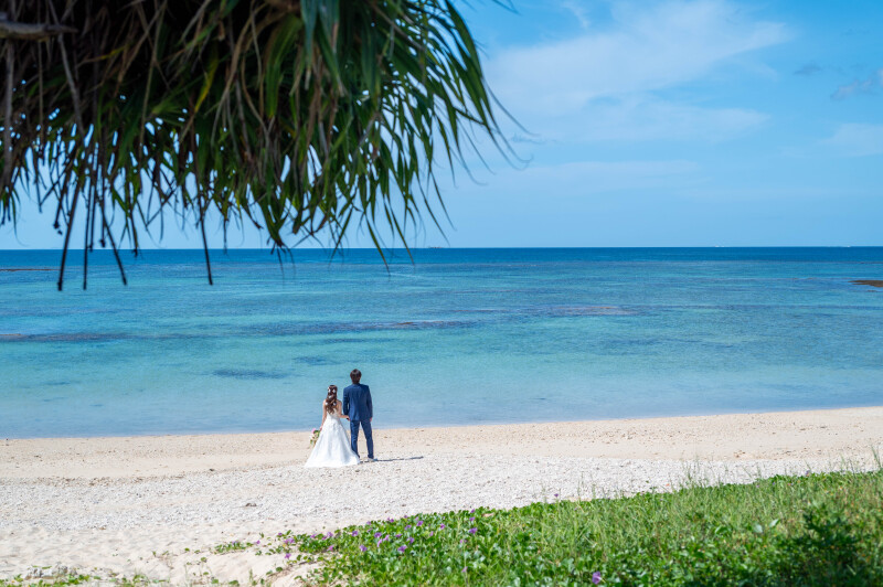 10【ビーチ撮影+サンセット撮影】200カットプラン&基本セット込みドレス&プロヘアメイク、土日祝追加料金不要でいつでも同じ料金